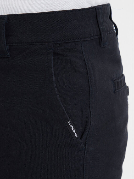 Quiksilver Quiksilver Szorty materiałowe Union Straight 20" EQYWS03916 Czarny Regular Fit