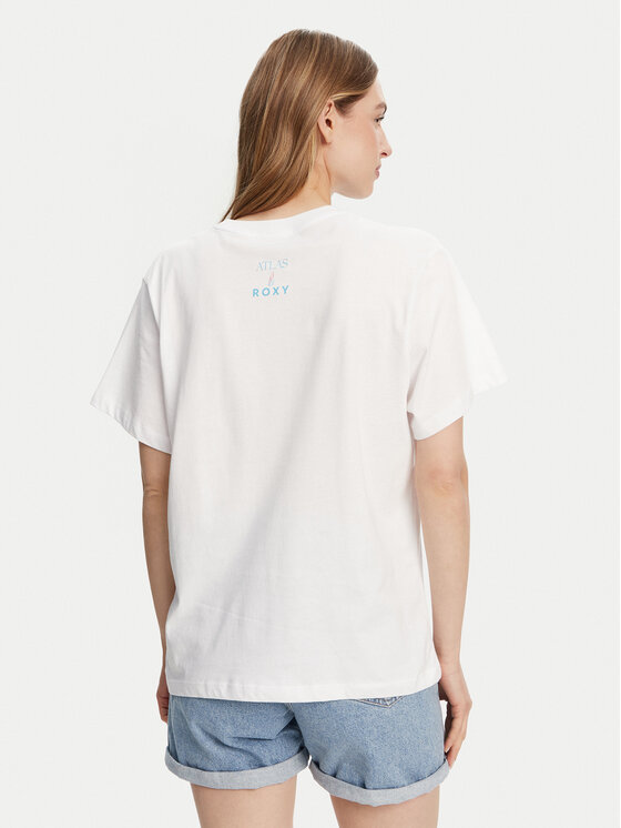 Roxy Roxy Футболка ERJZT05899 Білий Relaxed Fit