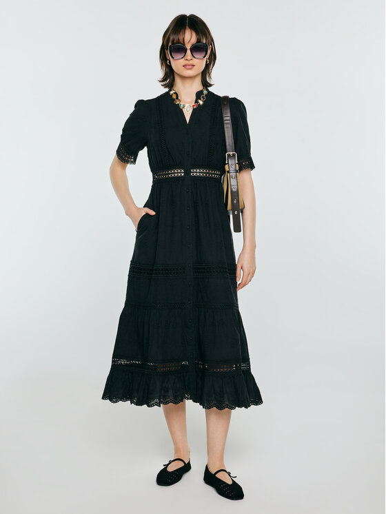 BIG STAR BIG STAR Sukienka codzienna ANIELA Czarny Tapered Fit