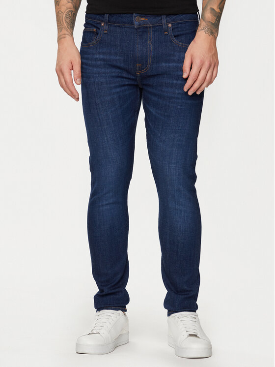 Guess Guess Jeansy M4YA27 D5DG1 Modrá Super Skinny Fit