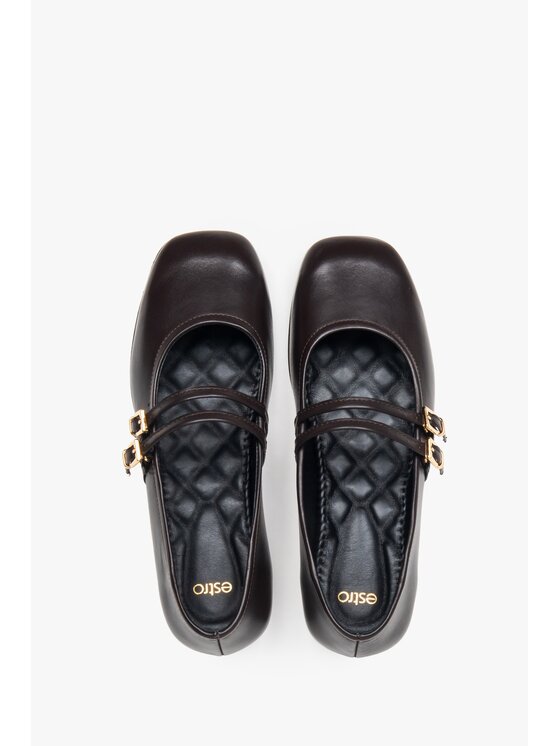 Estro Estro Ballerine ER00117582 Marrone