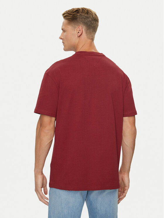 Tommy Jeans Tommy Jeans T-Shirt Signature Twist DM0DM19683 Κόκκινο Regular Fit
