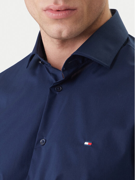 Tommy Hilfiger Tommy Hilfiger Srajca MW0MW43122 Mornarsko modra Regular Fit
