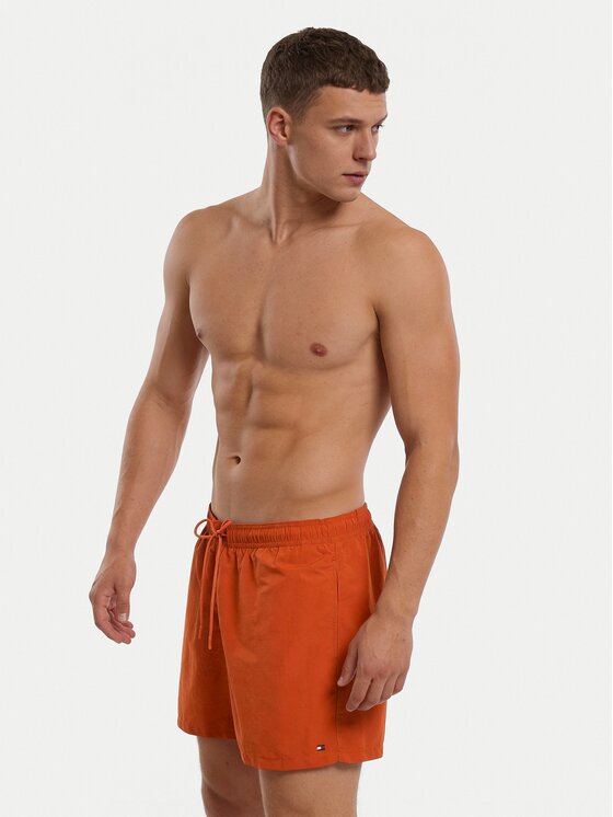 Tommy Hilfiger Tommy Hilfiger Plavecké šortky UM0UM03477 Oranžová Regular Fit