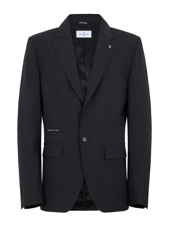 PHILIPP PLEIN PHILIPP PLEIN Marynarka 31561 Czarny Regular Fit