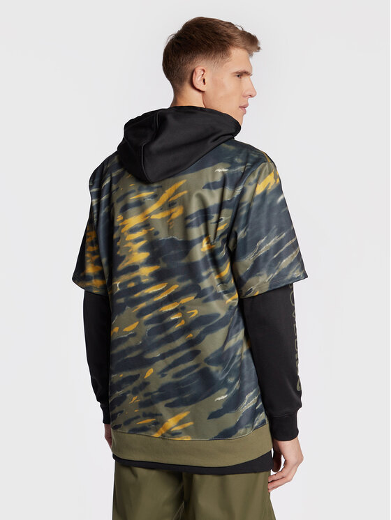 DC Shoes DC Shoes Технічний світшот Snowstar ADYFT03344 Зелений Regular Fit