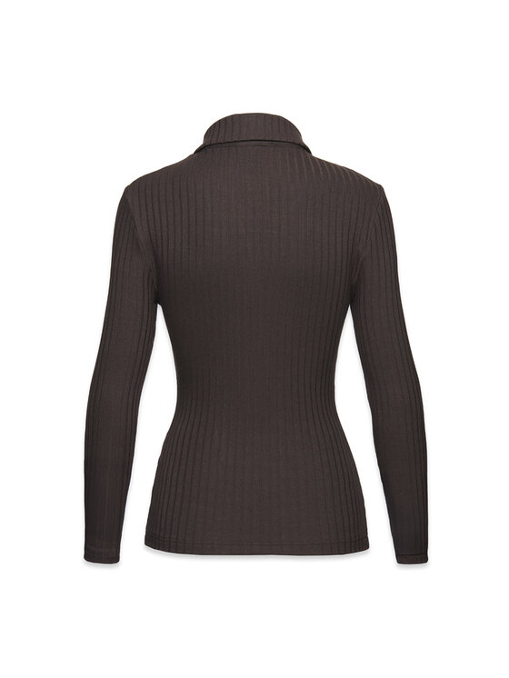 La Mania La Mania Halenka LESLEE Hnědá Basic Fit