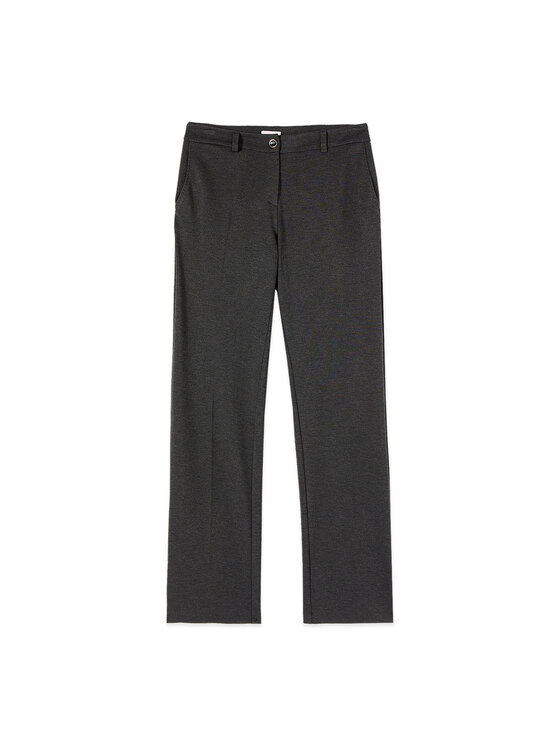 Oltre Oltre Spodnie materiałowe P05LR009639N023 Szary Regular Fit