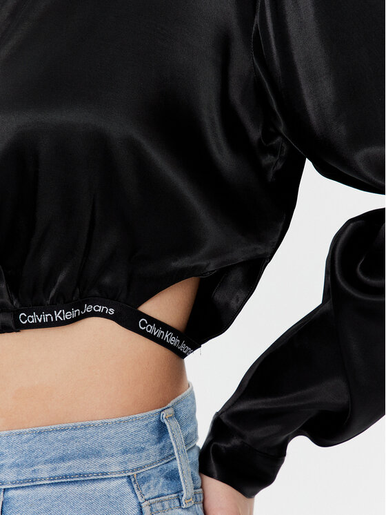 Calvin Klein Jeans Calvin Klein Jeans Halenka J20J220327 Černá Regular Fit
