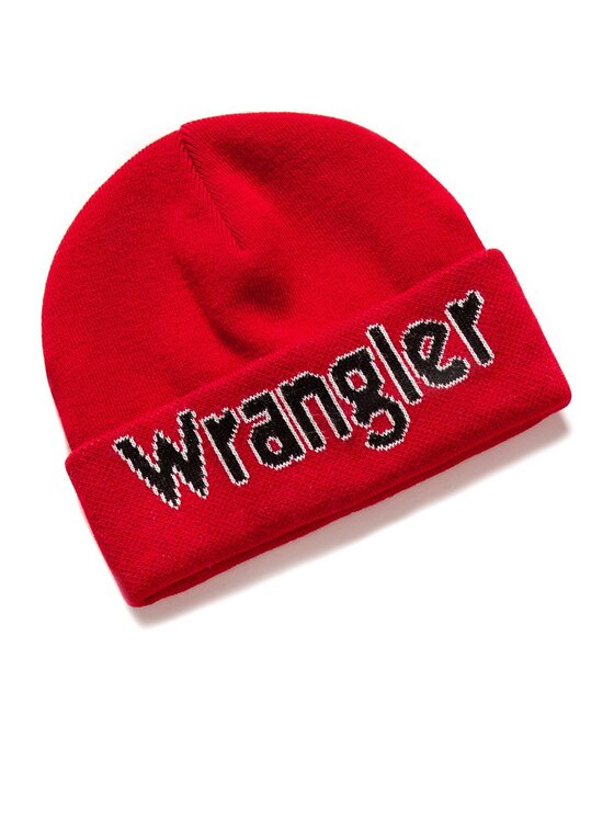 Czapka Wrangler, Czerwone, KABEL BEANIE