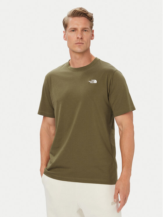 The North Face Tricou Evolution Simple Dome NF0A8CZ2 Verde Regular Fit