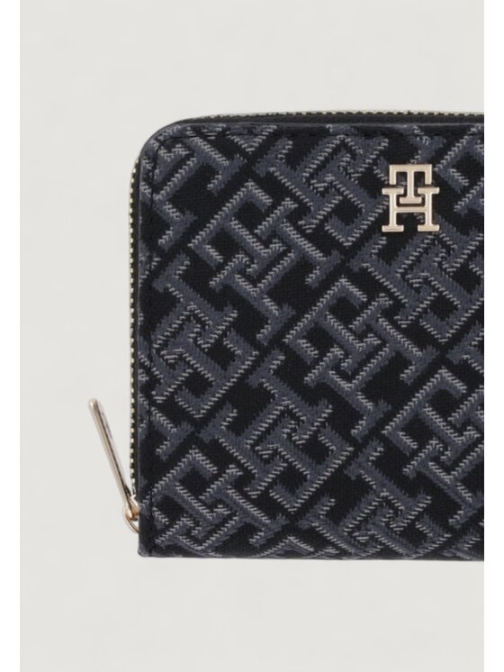 Tommy Hilfiger Tommy Hilfiger Πορτοφόλι TH ICON MED FLAP ZA JACQUARD Μαύρο