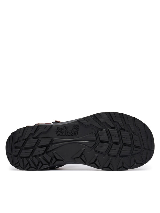 Jack Wolfskin Jack Wolfskin Sandały Ridge A65589 Brązowy ciemny