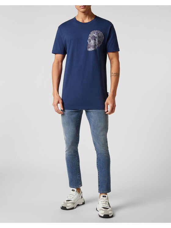 PHILIPP PLEIN PHILIPP PLEIN T-shirt 2313 Celeste Regular Fit