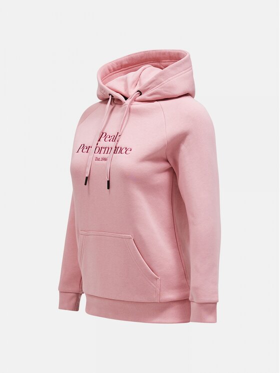 Peak performance store hoodie rosa