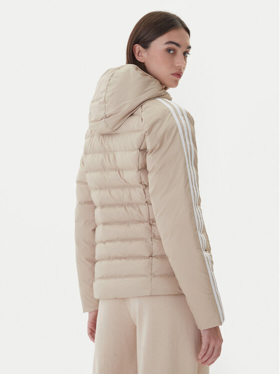 adidas adidas Демісезонна куртка adicolor JX2940 Бежевий Slim Fit