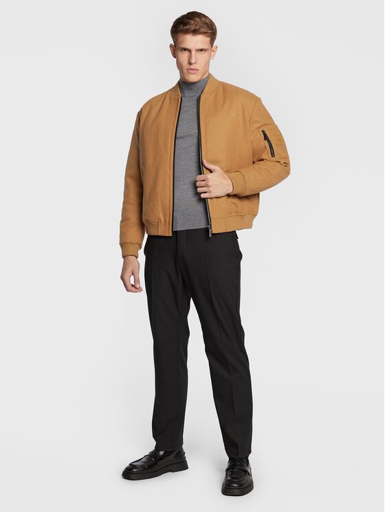 Calvin Klein Calvin Klein Golfas Superior K10K110424 Pilka Regular Fit