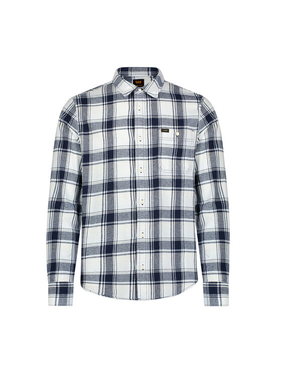 Lee Lee Koszula 112355714 Szary Regular Fit