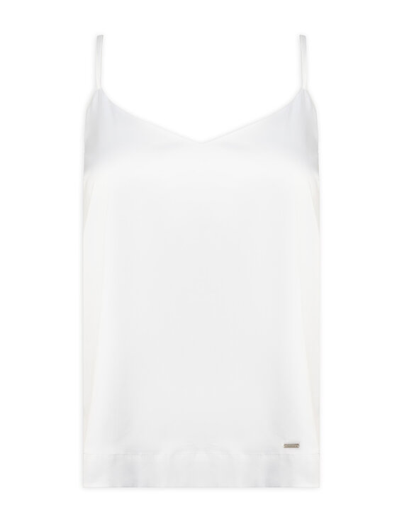 Simple Simple Marškinėliai 62TSLED102 Balta Regular Fit