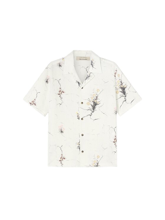 Trussardi Trussardi Koszula 50048000038N0FD Biały Regular Fit