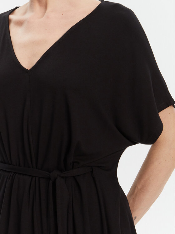 Liu Jo Beachwear Liu Jo Beachwear Φόρεμα παραλίας VA5164 JS360 Μαύρο Relaxed Fit