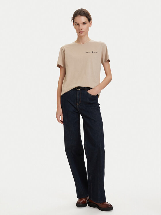Beverly Hills Polo Club Beverly Hills Polo Club Футболка P-SS26W-TS085 Бежевий Regular Fit