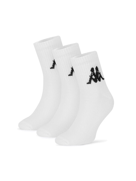 Kappa Kappa Șosete lungi Z4444_AW24 (3-PACK) Alb