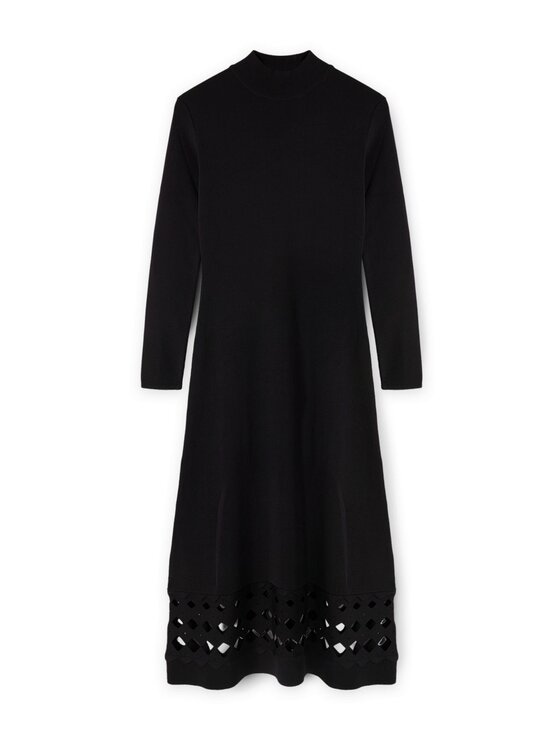 Motivi Motivi Vestito da giorno 7635W001448N033 Nero Regular Fit