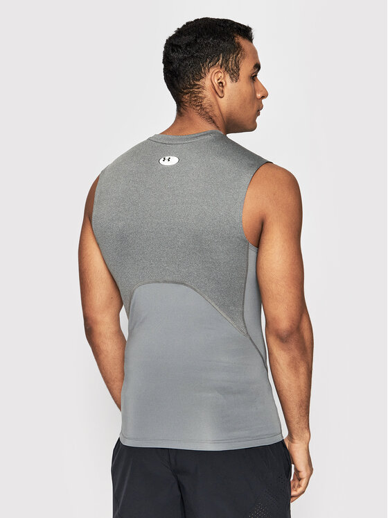 Under Armour Under Armour Majica brez rokavov HeatGear® 1361522 Siva Slim Fit