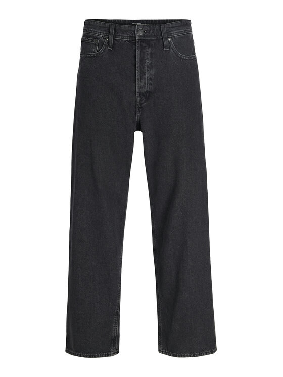 Jack & Jones Jack&Jones Džinsi Alex 12252762 Melns Baggy Fit