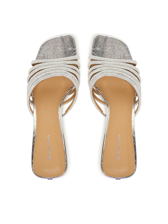MICHAEL Michael Kors MICHAEL Michael Kors Şlapi Haisley 40T5HSMS2S Argintiu