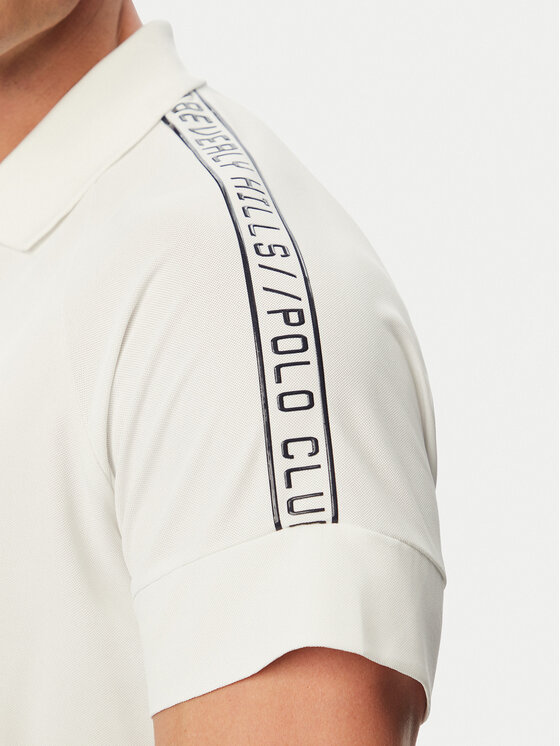Beverly Hills Polo Club Beverly Hills Polo Club Polo P-SS26M-P0170 Biały Regular Fit