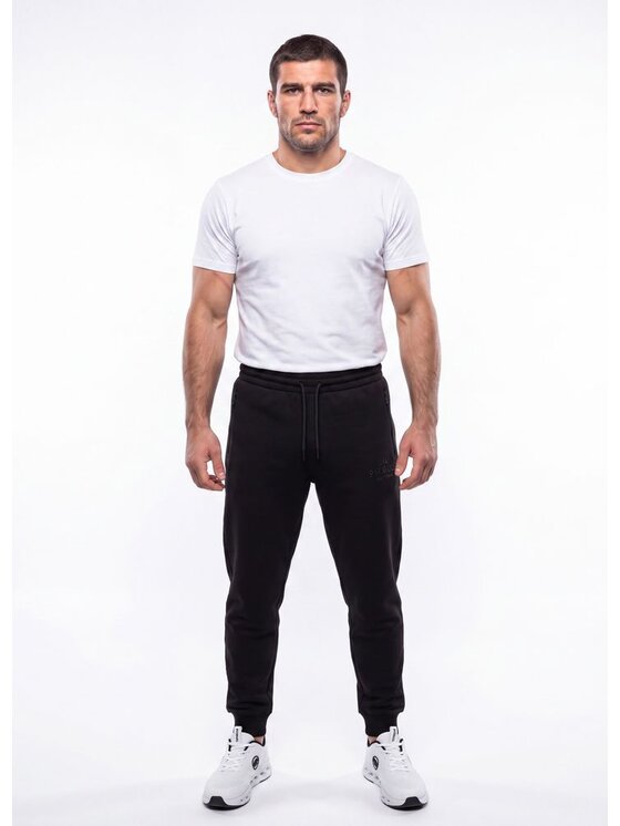 PITBULL PITBULL Spodnie dresowe ARBOR Czarny Regular Fit