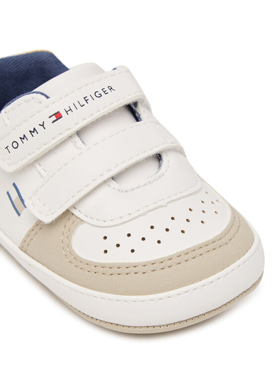 Tommy Hilfiger Tommy Hilfiger Sportcipők Low Cut Velcro T0B9-34330-1755 Fehér