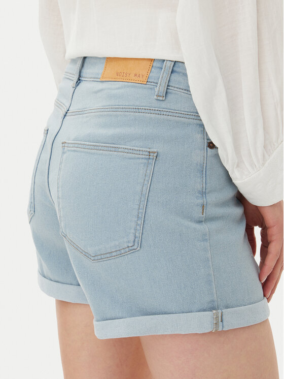 Noisy May Noisy May Džinsiniai šortai Debby 27032491 Mėlyna Slim Fit