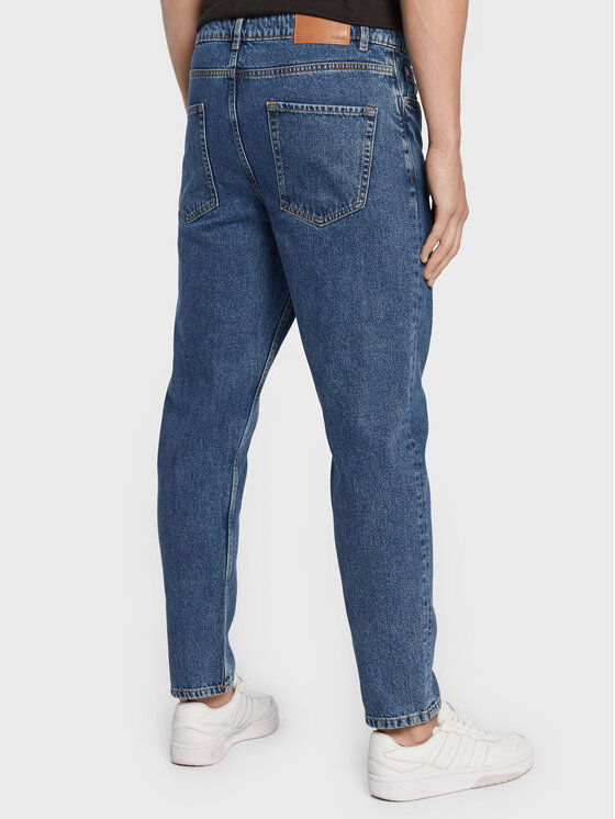 Solid Solid Traperice 21104099 Tamnoplava Relaxed Fit