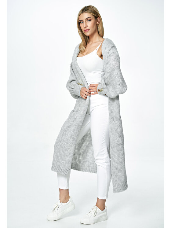 FIGL FIGLFIGL Maglione M889 Grigio Oversize