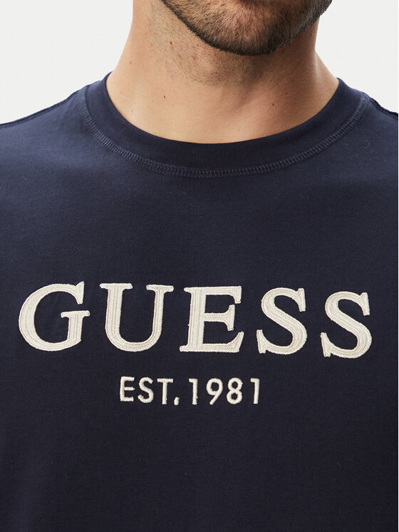 Guess Guess Póló M6YI41 K4227 Sötétkék Regular Fit