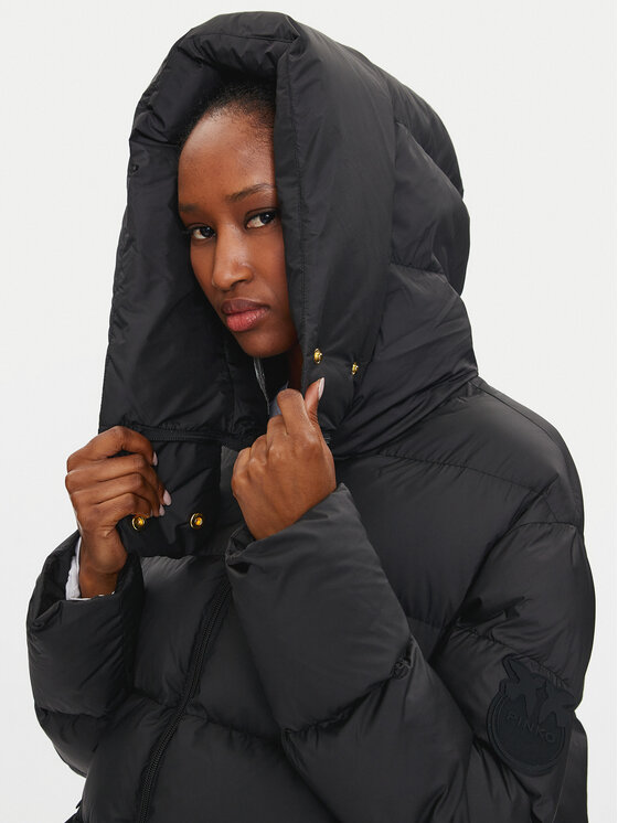 PINKO PINKO Зимно яке Giza Imbottito 101602 A1ZV Черен Regular Fit
