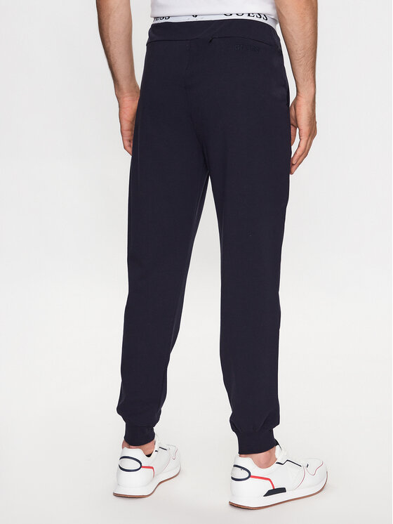 Guess Guess Pyžamové nohavice U3YB00 KBS91 Tmavomodrá Regular Fit