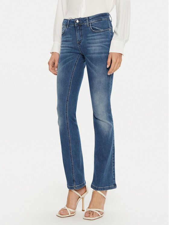 Rinascimento Rinascimento Jeans hlače CFC0120186003 Mornarsko modra Regular Fit