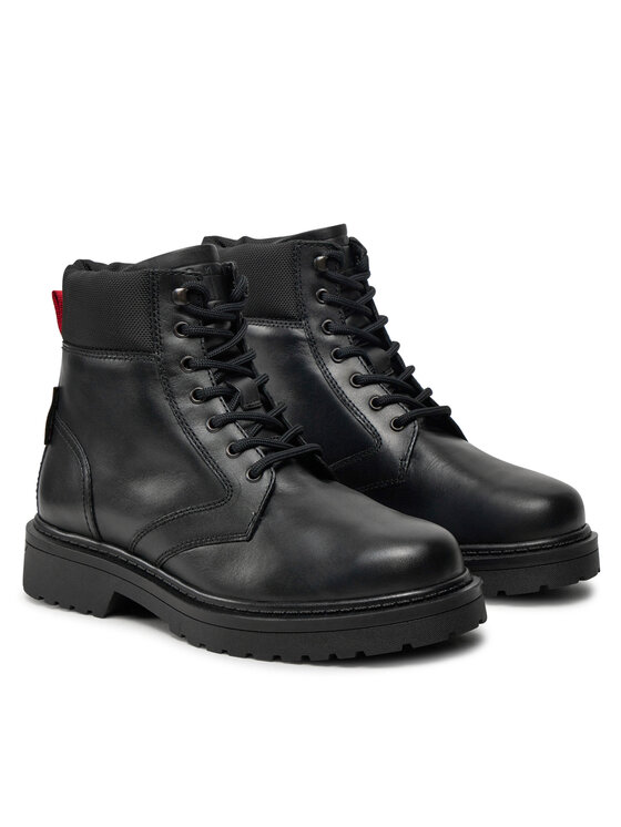 Tommy Jeans Tommy Jeans Trzewiki EM0EM01446 Czarny