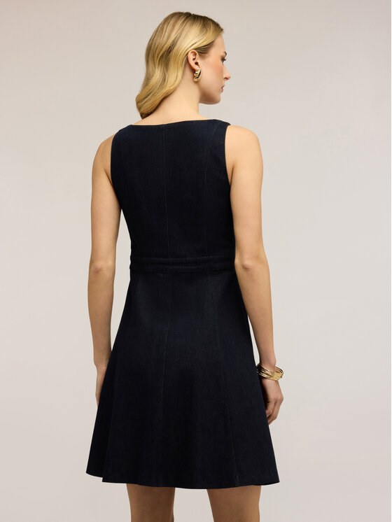 Motivi Motivi Vestito da giorno 7019Q003466N034 Blu Flared Fit