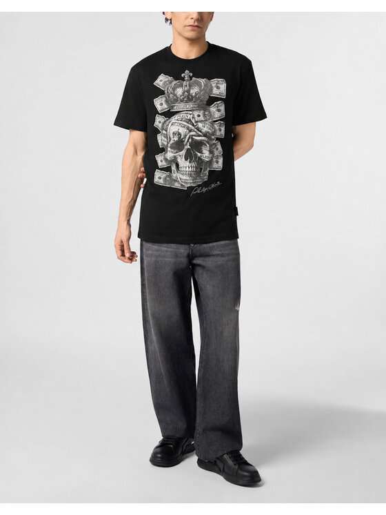 PHILIPP PLEIN PHILIPP PLEIN T-shirt 31297 Nero Regular Fit