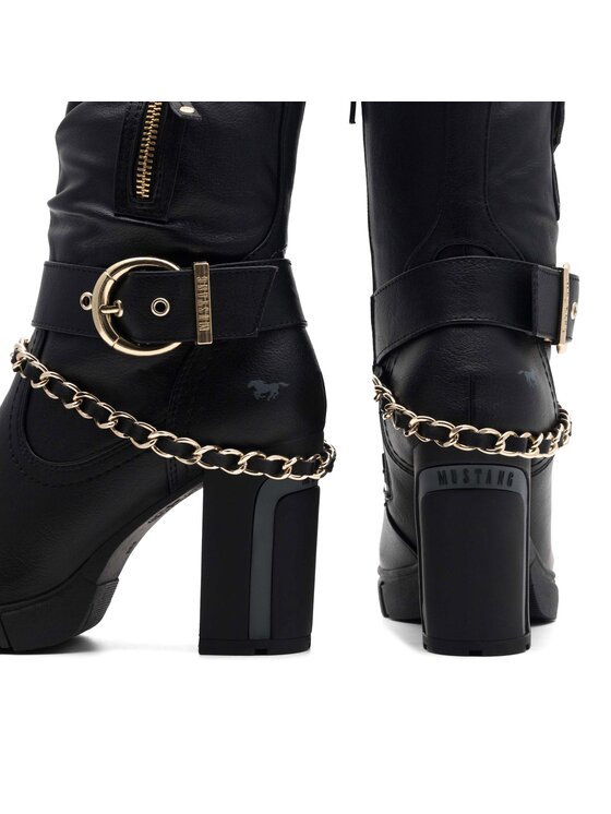 Mustang Mustang Škornji 1363-505 Črna