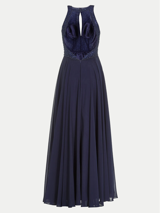 Hey Kyla Hey Kyla Vakarinė suknelė 5AI053HK Tamsiai mėlyna Regular Fit