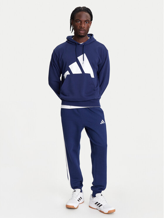 adidas adidas Majica dugih rukava Essentials Big Logo JE8890 Tamnoplava Regular Fit