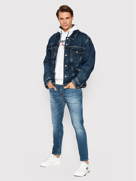 Tommy Jeans Tommy Jeans Blugi Austin DM0DM09550 Albastru Slim Fit