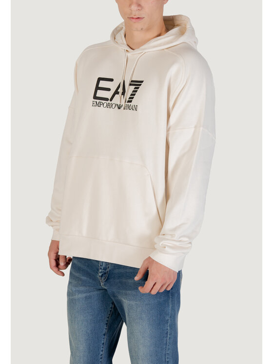 EA7 Emporio Armani EA7 Emporio Armani Bluza 7M000909 AF10377 Biały Casual Fit
