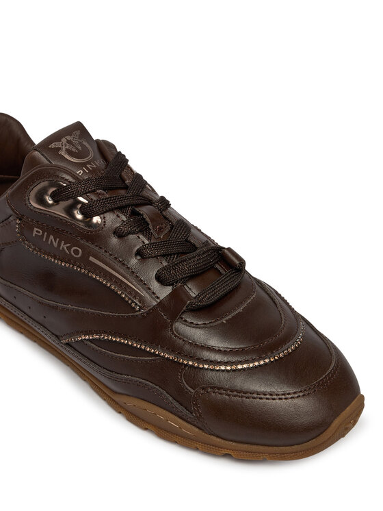 PINKO PINKO Sneakersy Yulia 04 SS0223P003 Tmavě hnědá